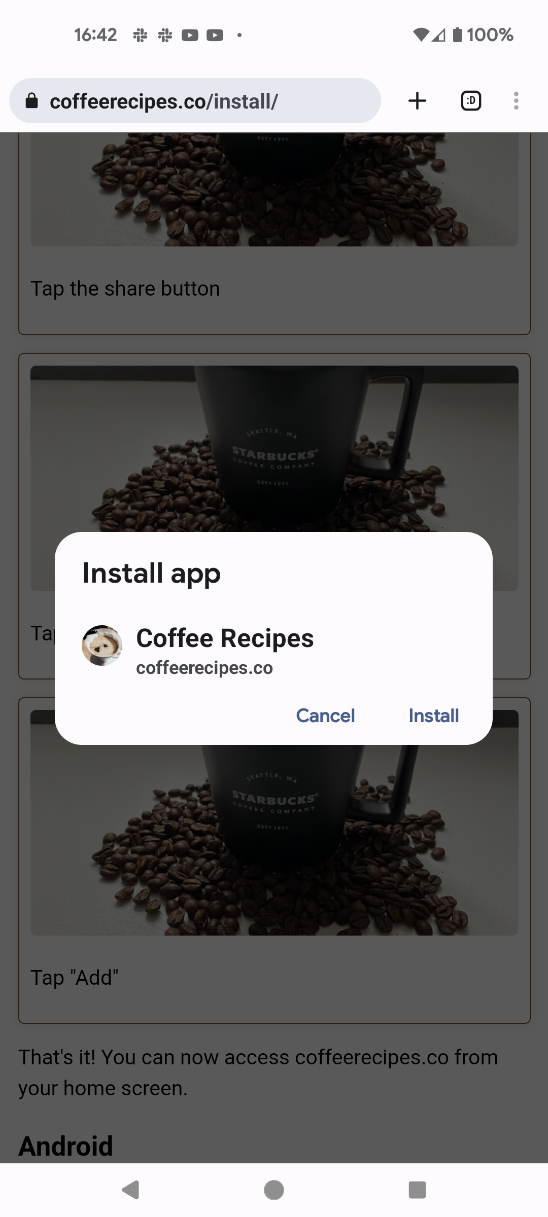 Add to Home Screen